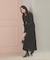 コルセットベルト付きレースワンピース　24AW
