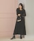 コルセットベルト付きレースワンピース　24AW