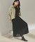 コルセットベルト付きレースワンピース　24AW