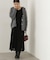 コルセットベルト付きレースワンピース　24AW