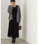 コルセットベルト付きレースワンピース　24AW