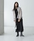 コルセットベルト付きレースワンピース　24AW