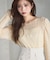 コルセットベルト付きレースワンピース　24AW