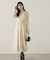 コルセットベルト付きレースワンピース　24AW