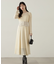 コルセットベルト付きレースワンピース　24AW