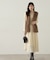 コルセットベルト付きレースワンピース　24AW