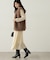 コルセットベルト付きレースワンピース　24AW