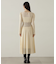 コルセットベルト付きレースワンピース　24AW