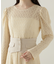 コルセットベルト付きレースワンピース　24AW