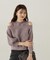 オフショルアンサンブルニット　24AW