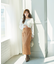 クロスラッフルシアー楊柳ブラウス24AW