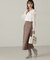 クロスラッフルシアー楊柳ブラウス24AW