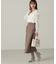 クロスラッフルシアー楊柳ブラウス24AW