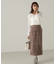 クロスラッフルシアー楊柳ブラウス24AW