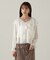 クロスラッフルシアー楊柳ブラウス24AW