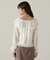 クロスラッフルシアー楊柳ブラウス24AW