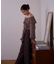 クロスラッフルシアー楊柳ブラウス24AW