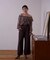 クロスラッフルシアー楊柳ブラウス24AW