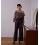 クロスラッフルシアー楊柳ブラウス24AW