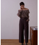クロスラッフルシアー楊柳ブラウス24AW