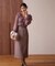 クロスラッフルシアー楊柳ブラウス24AW