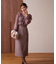 クロスラッフルシアー楊柳ブラウス24AW