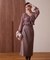 クロスラッフルシアー楊柳ブラウス24AW