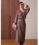 クロスラッフルシアー楊柳ブラウス24AW