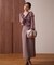 クロスラッフルシアー楊柳ブラウス24AW