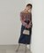 クロスラッフルシアー楊柳ブラウス24AW