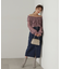 クロスラッフルシアー楊柳ブラウス24AW