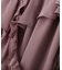 クロスラッフルシアー楊柳ブラウス24AW