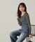 ボーダーリブニット　24AW