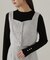 ベーシックツイードビスチェ24AW
