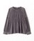 シャーリングチュニックブラウス24AW