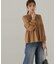 シャーリングチュニックブラウス24AW