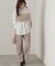 チュールビスチェ付シャツ24AW