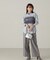 チュールビスチェ付シャツ24AW