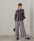 サイドゴムワイドパンツ24AW