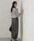 サイドゴムワイドパンツ24AW