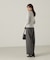 サイドゴムワイドパンツ24AW