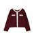 ツイードニットジャケット24AW