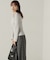 襟付きダブルジップニット　24AW