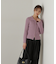 襟付きダブルジップニット　24AW