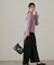 襟付きダブルジップニット　24AW
