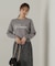 パールロゴニット　WEB限定カラー：ブラウン　24AW