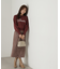 パールロゴニット　WEB限定カラー：ブラウン　24AW