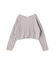短丈ケーブルニット　24AW