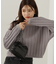 短丈ケーブルニット　24AW