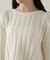 短丈ケーブルニット　24AW